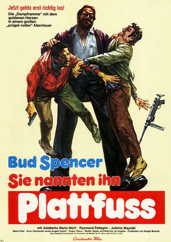 Blechschild - Bud Spencer® 30x23cm Plattfuß
